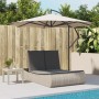 Tumbona doble con cojines ratán sintético gris claro de , Tumbonas - Ref: Foro24-368095, Precio: 282,85 €, Descuento: %