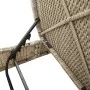 Doppel-Liegestuhl mit hellgrauen synthetischen Rattan-Kissen. von , Liegen - Ref: Foro24-368095, Preis: 315,41 €, Rabatt: %