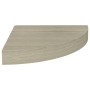 Estantes flotantes de esquina 2 uds MDF roble 25x25x3,8 cm en Estanterías | Comprar online en Foru.es