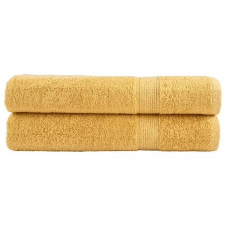 Toallas de sauna SOLUND 2 unidades dorado 80x200 cm 600 gsm de , Toallas - Ref: Foro24-137290, Precio: 40,09 €, Descuento: %