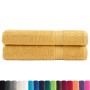 Toallas de sauna SOLUND 2 unidades dorado 80x200 cm 600 gsm de , Toallas - Ref: Foro24-137290, Precio: 40,79 €, Descuento: %