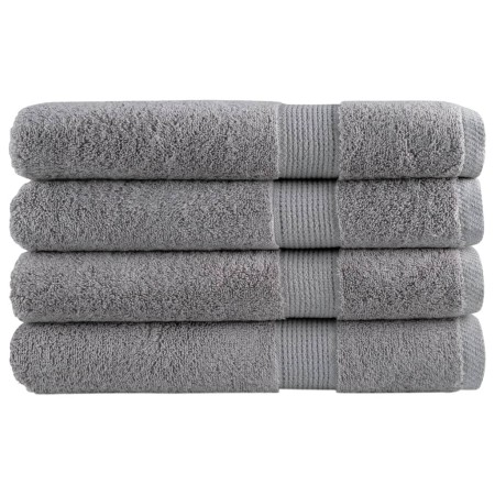 Toallas de sauna SOLUND 4 unidades gris 80x200 cm 600 gsm de , Toallas - Ref: Foro24-137315, Precio: 89,06 €, Descuento: %