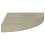 Estante flotante de esquina 4 uds MDF roble 25x25x3,8 cm en Estanterías | Comprar online en Foru.es