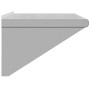 Estante de pared de acero inoxidable plateado 75x45x31 cm de , Estantes y estanterías - Ref: Foro24-30274, Precio: 64,17 €, D...