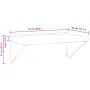 Estante de pared de acero inoxidable plateado 75x45x31 cm de , Estantes y estanterías - Ref: Foro24-30274, Precio: 56,76 €, D...