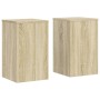 Soportes de plantas 2 uds madera roble Sonoma 30x30x50 cm de , Soportes para macetas - Ref: Foro24-852917, Precio: 51,81 €, D...