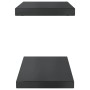 Estantes de pared 2 uds acero inoxidable negro 50x23,5x3 cm de , Estantes y estanterías - Ref: Foro24-30295, Precio: 34,96 €,...