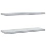 Estantes de pared 2 uds acero inoxidable plateado 75x23,5x3 cm de , Estantes y estanterías - Ref: Foro24-30283, Precio: 60,77...