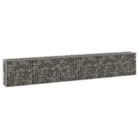 Muro de gaviones con cubiertas acero galvanizado 300x30x50 cm de vidaXL, Paneles de vallas - Ref: Foro24-147820, Precio: 91,0...