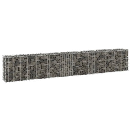 Muro de gaviones con cubiertas acero galvanizado 300x30x50 cm de vidaXL, Paneles de vallas - Ref: Foro24-147820, Precio: 97,4...