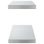 Estantes de pared 2 uds acero inoxidable plateado 75x23,5x3 cm de , Estantes y estanterías - Ref: Foro24-30283, Precio: 60,77...