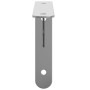Soportes de estante 4 uds acero inoxidable plata 20x2,5x14 cm de , Estantes y estanterías - Ref: Foro24-30297, Precio: 23,32 ...