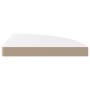 Estante flotante de esquina MDF blanco brillo 35x35x3,8 cm en Estanterías | Comprar online en Foru.es