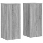 Soportes de plantas 2 uds madera gris Sonoma 30x30x70 cm de , Soportes para macetas - Ref: Foro24-852929, Precio: 63,40 €, De...