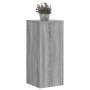 Soportes de plantas 2 uds madera gris Sonoma 30x30x70 cm de , Soportes para macetas - Ref: Foro24-852929, Precio: 63,40 €, De...