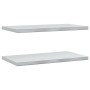 Estantes de pared 2 uds acero inoxidable plateado 75x40x3 cm de , Estantes y estanterías - Ref: Foro24-30281, Precio: 48,23 €...
