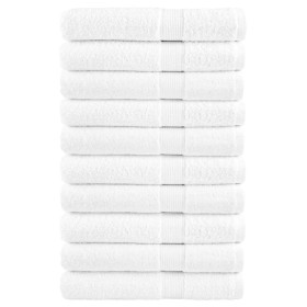 Toallas premium SOLUND 10 unidades blanco 100x200 cm 600 gsm de , Toallas - Ref: Foro24-137142, Precio: 245,25 €, Descuento: %