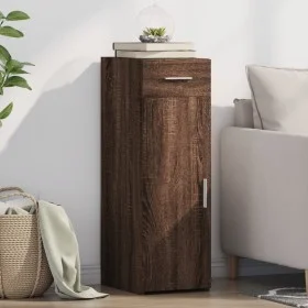 Aparador de madera de ingeniería marrón roble 30x42,5x93 cm de , Aparadores - Ref: Foro24-846277, Precio: 69,90 €, Descuento: %