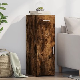 Aparador de madera de ingeniería roble ahumado 30x42,5x93 cm de , Aparadores - Ref: Foro24-846275, Precio: 59,67 €, Descuento: %