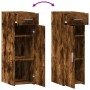 Aparador de madera de ingeniería roble ahumado 30x42,5x93 cm de , Aparadores - Ref: Foro24-846275, Precio: 59,67 €, Descuento: %