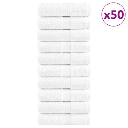 Toallas de invitados SOLUND 50 unidades blanco 30x50 cm 600 gsm de , Toallas - Ref: Foro24-137123, Precio: 105,39 €, Descuent...