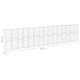 Muro de gaviones con cubiertas acero galvanizado 900x30x200 cm de vidaXL, Paneles de vallas - Ref: Foro24-147819, Precio: 738...