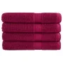 Toallas de sauna SOLUND 4 unidades burdeos 80x200 cm 600 gsm de , Toallas - Ref: Foro24-137219, Precio: 75,33 €, Descuento: %