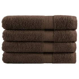 Toallas premium SOLUND 4 unidades marrón 100x200 cm 600 gsm de , Toallas - Ref: Foro24-137246, Precio: 105,43 €, Descuento: %