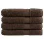 Toallas premium SOLUND 4 unidades marrón 100x200 cm 600 gsm de , Toallas - Ref: Foro24-137246, Precio: 105,43 €, Descuento: %