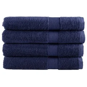Toallas de sauna SOLUND 4 uds azul marino 80x200 cm 600 gsm de , Toallas - Ref: Foro24-137267, Precio: 82,38 €, Descuento: %
