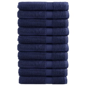 Toallas premium SOLUND 10 uds azul marino 100x200 cm 600 gsm de , Toallas - Ref: Foro24-137271, Precio: 243,79 €, Descuento: %