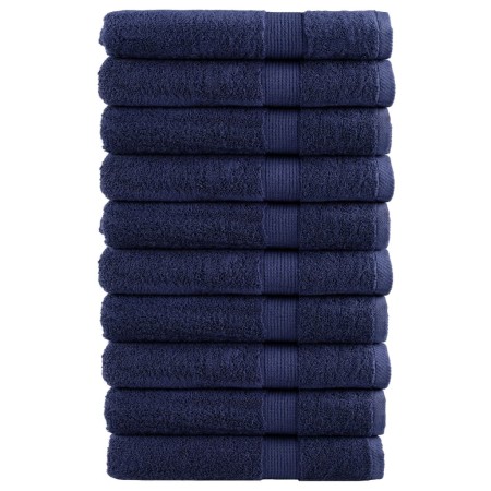 Toallas premium SOLUND 10 uds azul marino 100x200 cm 600 gsm de , Toallas - Ref: Foro24-137271, Precio: 243,79 €, Descuento: %