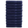 Toallas premium SOLUND 10 uds azul marino 100x200 cm 600 gsm de , Toallas - Ref: Foro24-137271, Precio: 243,79 €, Descuento: %