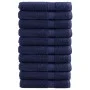 Toallas premium SOLUND 10 uds azul marino 100x200 cm 600 gsm de , Toallas - Ref: Foro24-137271, Precio: 243,67 €, Descuento: %