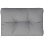 Cojín para sofá de palets tela gris 50x40x12 cm de , Cojines para sillas y sofás - Ref: Foro24-360536, Precio: 23,24 €, Descu...