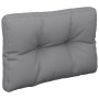 Cojín para sofá de palets tela gris 50x40x12 cm de , Cojines para sillas y sofás - Ref: Foro24-360536, Precio: 23,24 €, Descu...