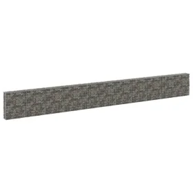 Muro de gaviones con cubiertas acero galvanizado 900x30x100 cm de vidaXL, Paneles de vallas - Ref: Foro24-147817, Precio: 396...