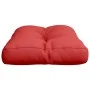 Cojín para sofá de palets de tela rojo 50x40x12 cm de , Cojines para sillas y sofás - Ref: Foro24-360541, Precio: 18,23 €, De...