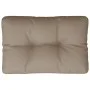 Cojín para sofá de palets de tela gris taupé 50x40x12 cm de , Cojines para sillas y sofás - Ref: Foro24-360543, Precio: 25,10...