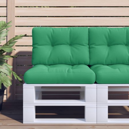 Cojín para sofá de palets tela verde 60x40x12 cm de , Cojines para sillas y sofás - Ref: Foro24-360562, Precio: 25,98 €, Desc...