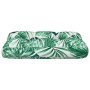 Cojín para palés tela estampado de hojas 60x40x12 cm de , Cojines para sillas y sofás - Ref: Foro24-360569, Precio: 22,07 €, ...