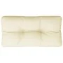 Cojín para sofá de palets tela crema 70x40x12 cm de , Cojines para sillas y sofás - Ref: Foro24-360581, Precio: 26,73 €, Desc...