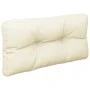 Cojín para sofá de palets tela crema 70x40x12 cm de , Cojines para sillas y sofás - Ref: Foro24-360581, Precio: 26,73 €, Desc...