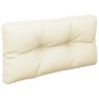 Cojín para sofá de palets tela crema 70x40x12 cm de , Cojines para sillas y sofás - Ref: Foro24-360581, Precio: 27,31 €, Desc...