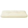 Cojín para sofá de palets tela crema 70x40x12 cm de , Cojines para sillas y sofás - Ref: Foro24-360581, Precio: 26,73 €, Desc...