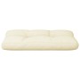 Cojín para sofá de palets tela crema 70x40x12 cm de , Cojines para sillas y sofás - Ref: Foro24-360581, Precio: 27,31 €, Desc...