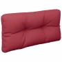 Cojín para sofá de palets de tela rojo tinto 70x40x12 cm de , Cojines para sillas y sofás - Ref: Foro24-360588, Precio: 28,34...