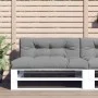 Cojín para sofá de palets tela gris 120x40x12 cm de , Cojines para sillas y sofás - Ref: Foro24-360624, Precio: 30,60 €, Desc...