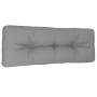 Cojín para sofá de palets tela gris 120x40x12 cm de , Cojines para sillas y sofás - Ref: Foro24-360624, Precio: 32,57 €, Desc...