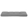 Cojín para sofá de palets tela gris 120x40x12 cm de , Cojines para sillas y sofás - Ref: Foro24-360624, Precio: 30,60 €, Desc...